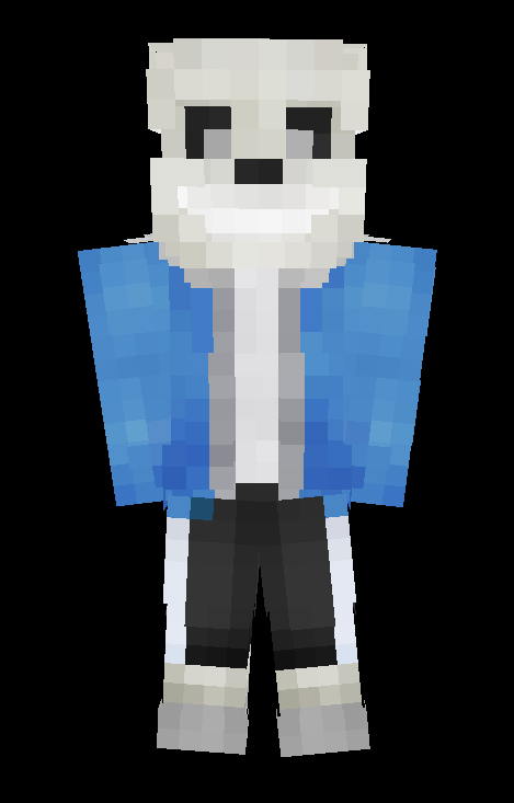 Undertale - Sans Minecraft Skin