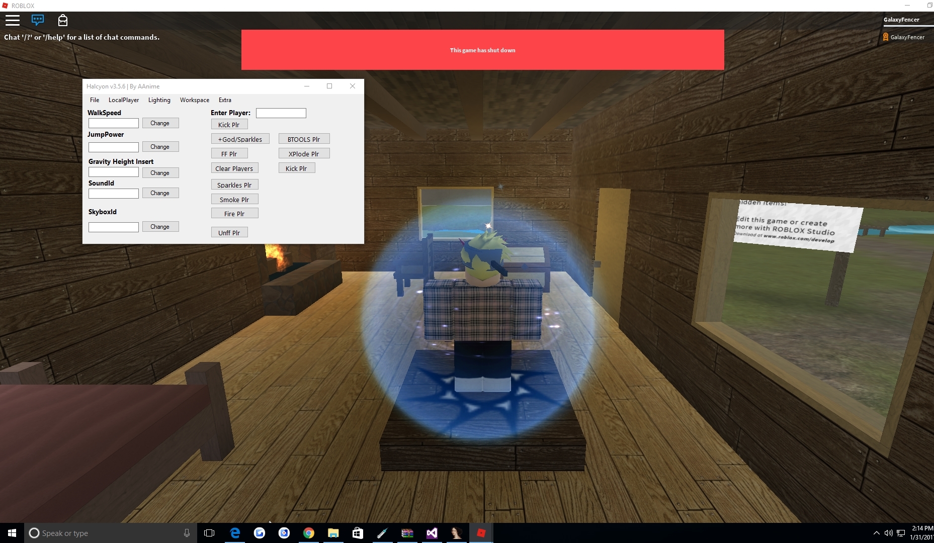 Selling Copies 5 Beta Testers Halcyon V3 5 6 Made Byt Aanime - how to use btools in roblox studio