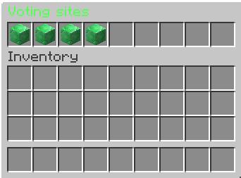 Vote GUI | SpigotMC - High Performance Minecraft Software