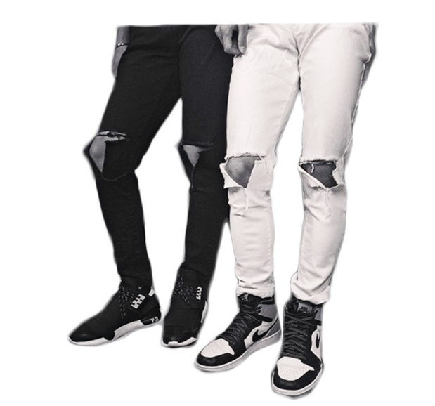 que opinas de los pantalones rotos en tios?