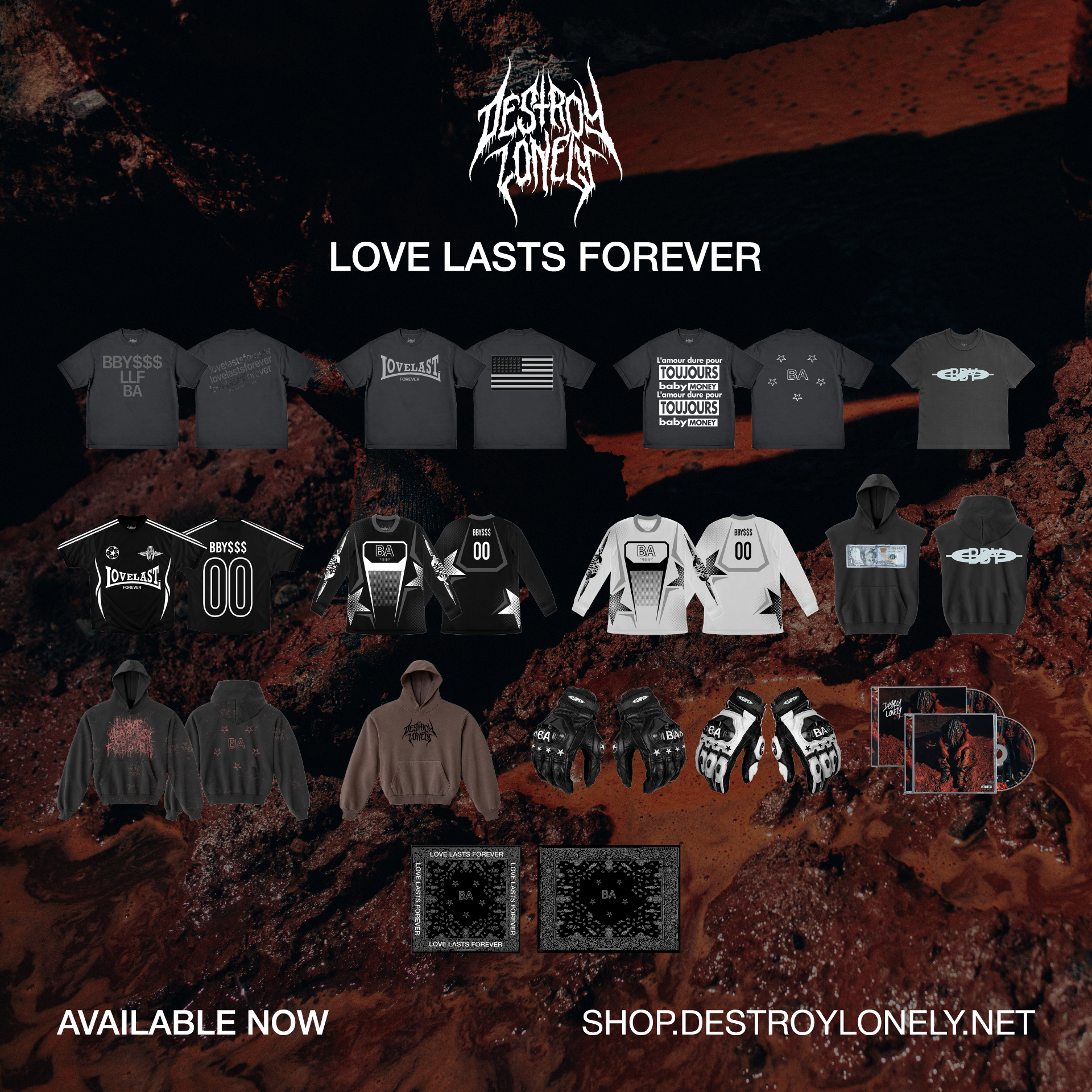 Destroy Lonely - LOVE LASTS FOREVER Lyrics and Tracklist