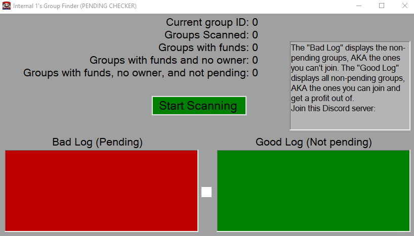 Release Upgraded Internal 1 S Group Finder Detects Pending