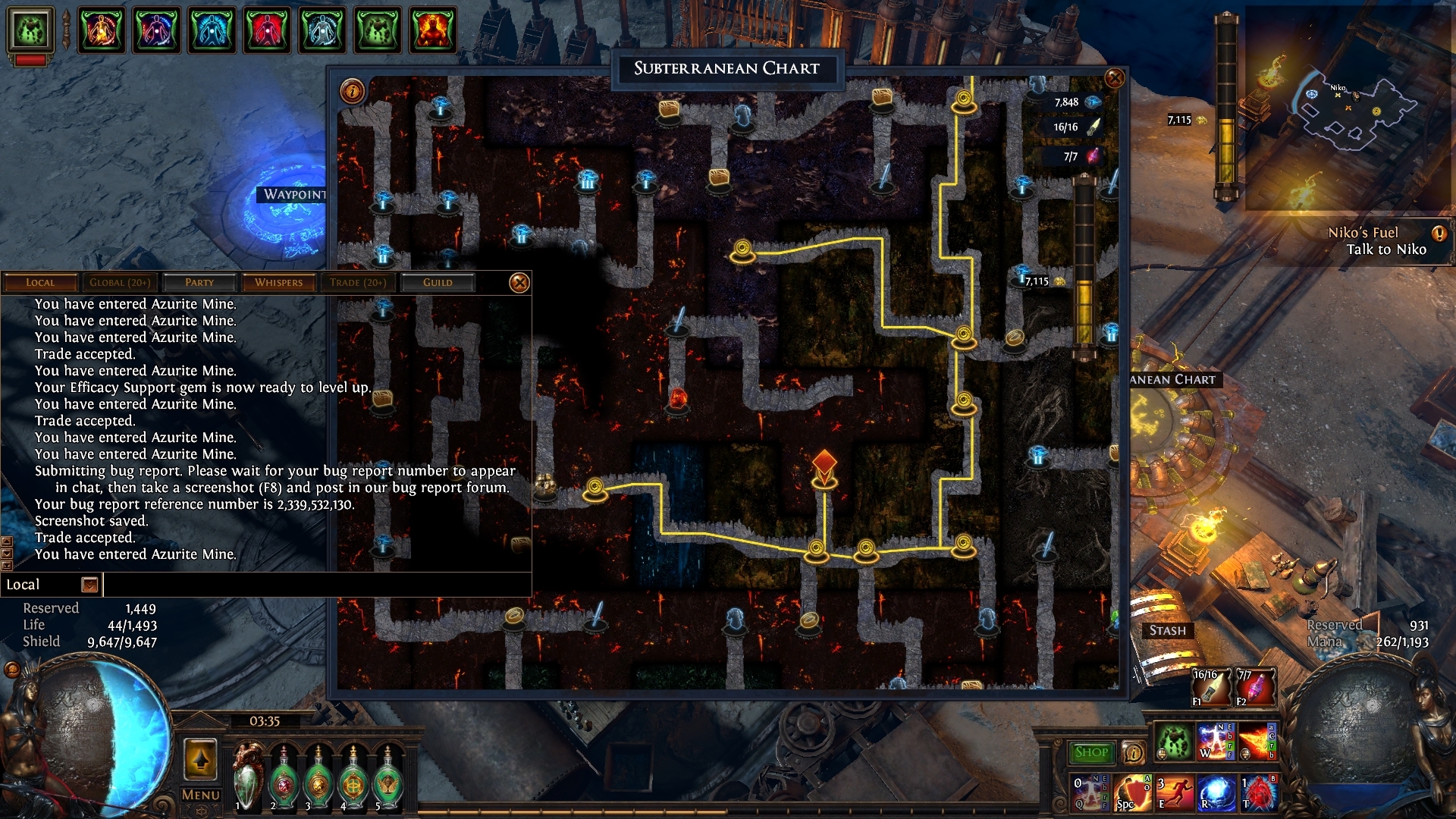 Bug Reports - Delve pathway cut off midway without any connection - Форум -  Path of Exile