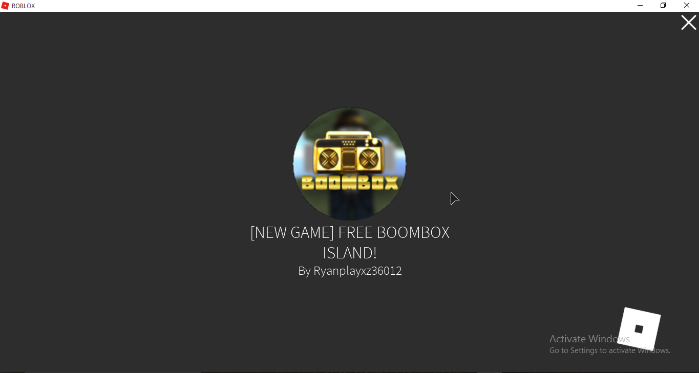 Roblox loading screen