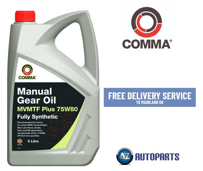 Comma MVMTF Plus 75W80 Fully Synthetic Manual Transmission Gear Oil Fluid 5L eBay