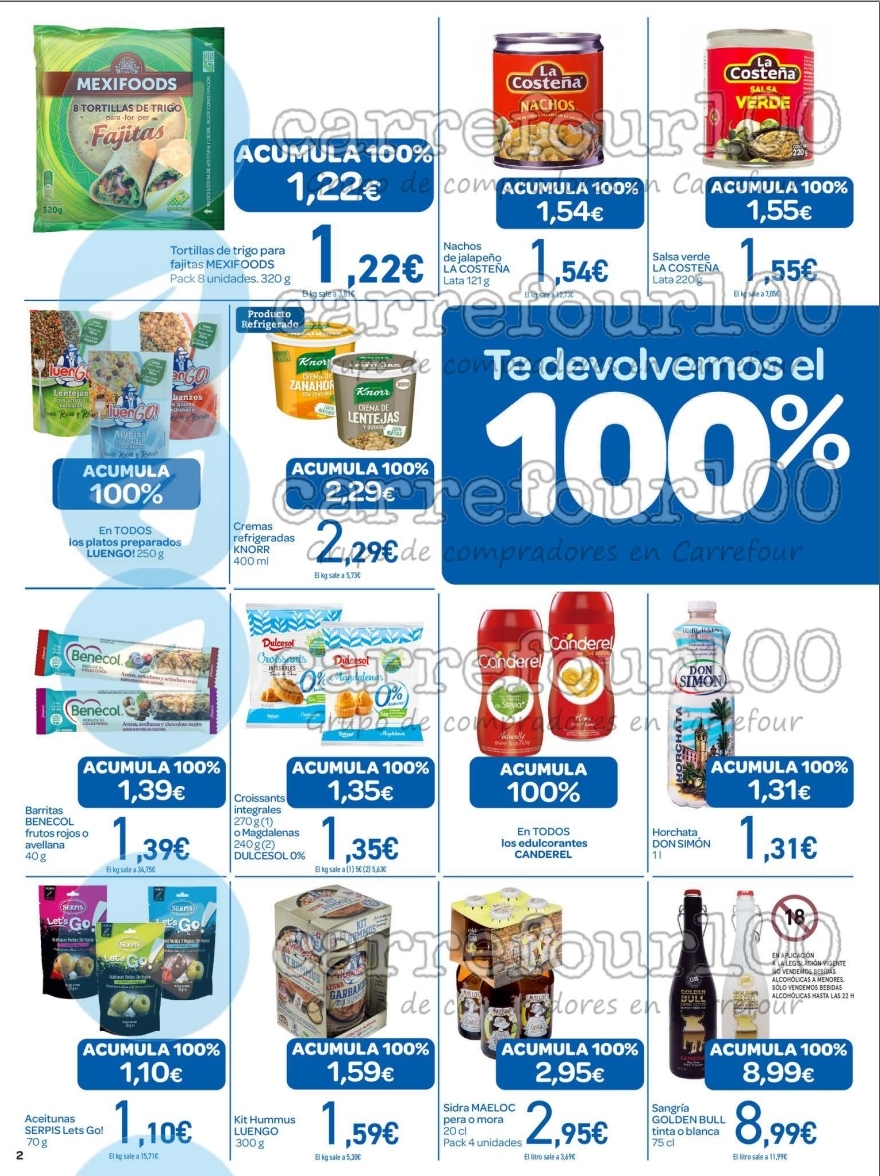 100% de ChequeAhorro en Carrefour 2020