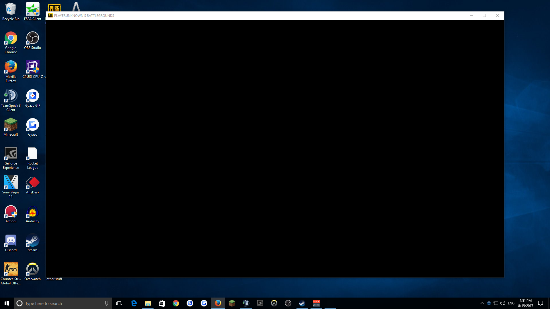 anydesk black screen windows 10