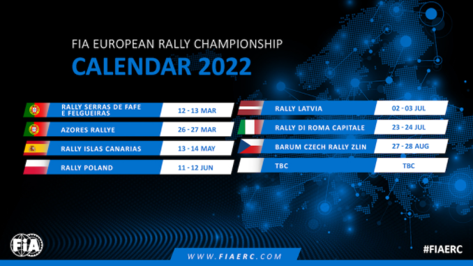 FIA European Rally Championship: Temporada 2022 6a87568fb5d8ac59404c7cc62ffc1e46