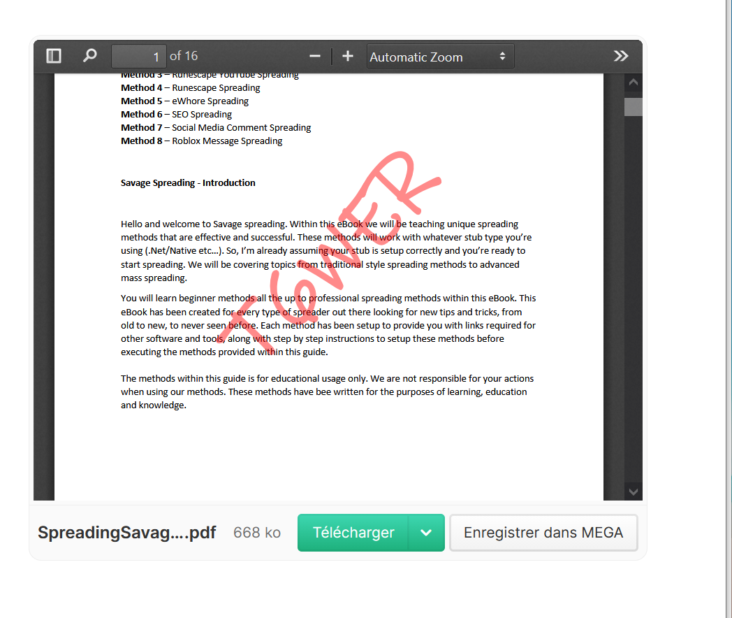 Spreading Savage 100$📌Fresh-Method☑️-High-Quality-PDF-☑️Latest-