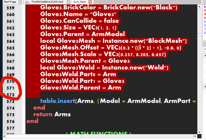 How Do I Get Rid Of The Fake Arms In This Script Scripting Helpers - guns w broken weld scripts roblox