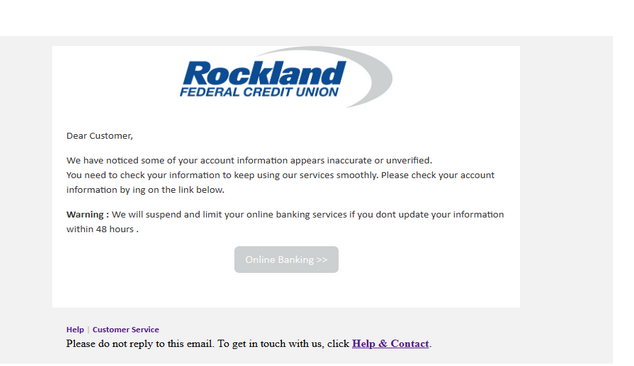⚫ Rockland FCU Letter High Quality Send Inbox HTML 2025 ✅