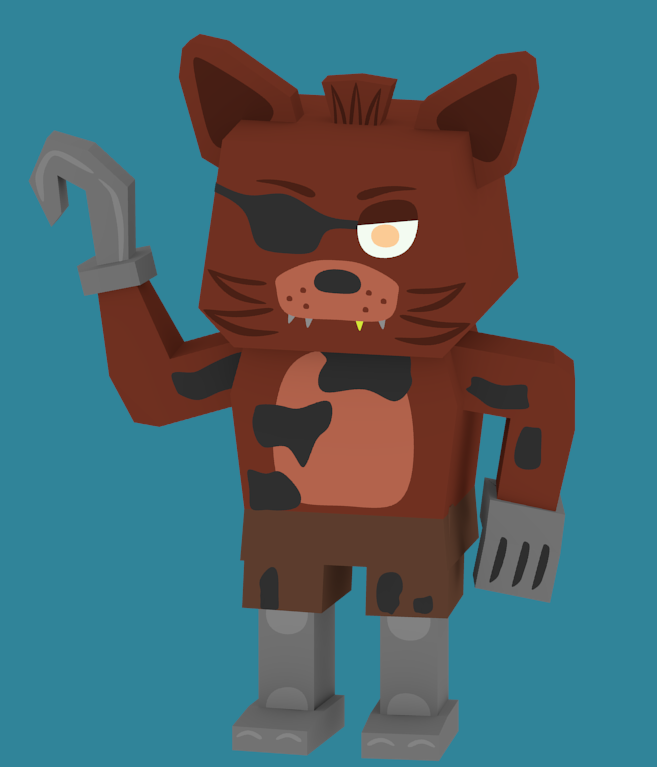 fnaf captain foxy action figure