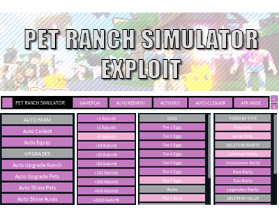 Release Pet Ranch Simulator Gui