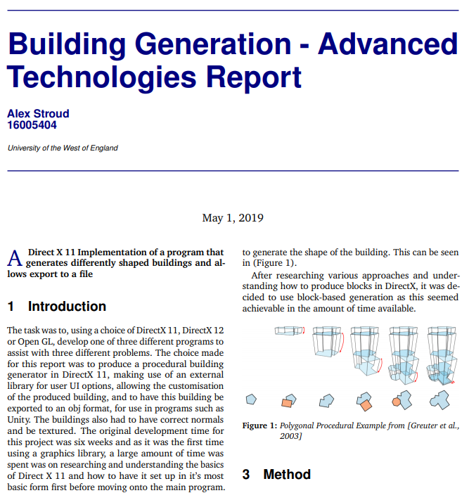 Building Generator Report Download