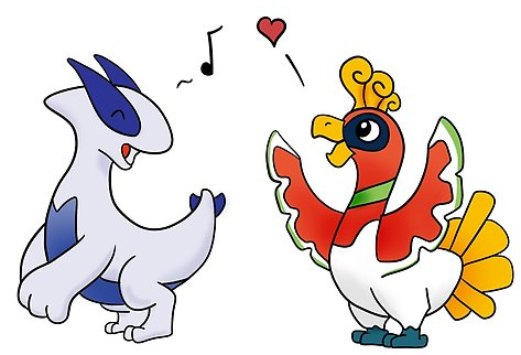 Pokemon Baby lugia e ho ho