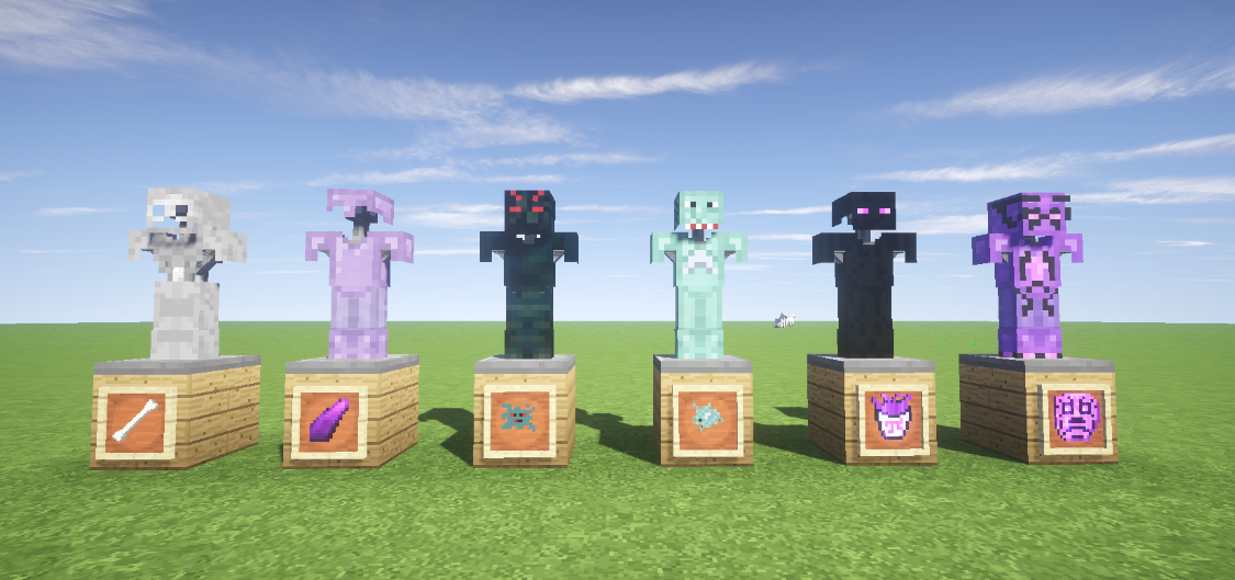 minecraft armored mob bosses