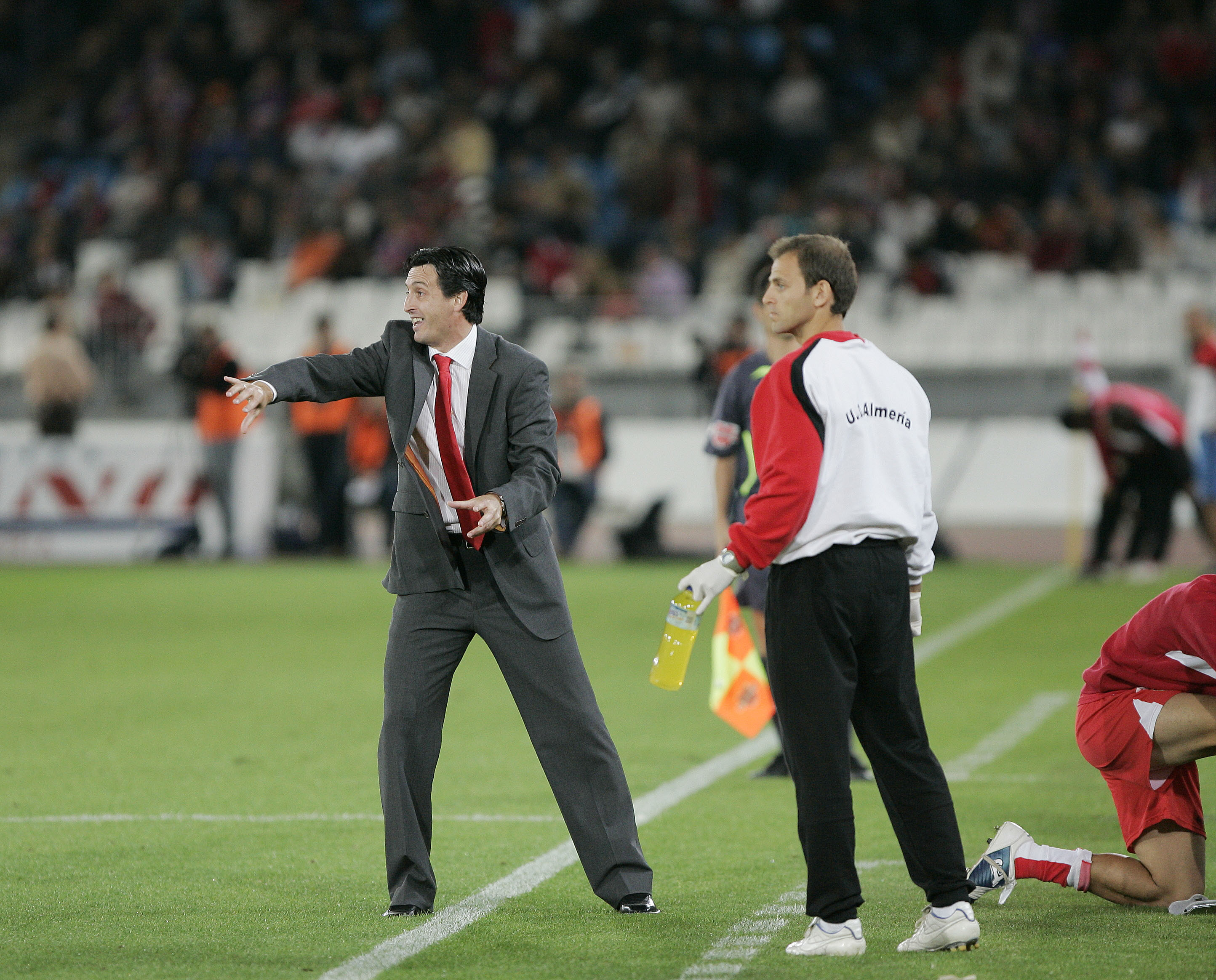 Unai Emery als coach van Almería