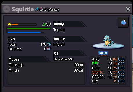 Try to price Squirtle epic - Selling Pokémon - Silver - Pokemon Online
