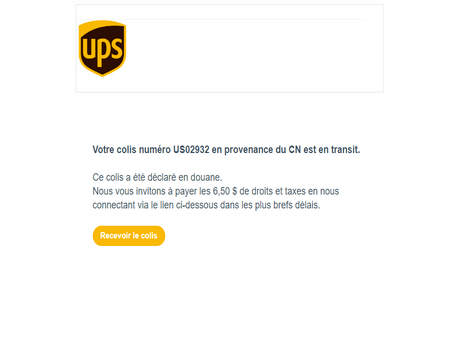 ✅ UPS France 2025 Letter High Quality Send Inbox HTML 2025 ✅