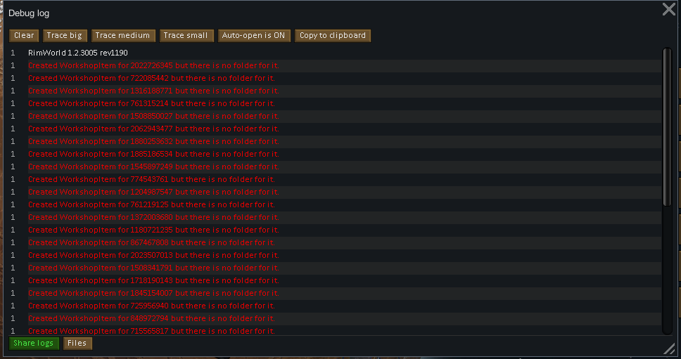 Rimworld debug log как убрать