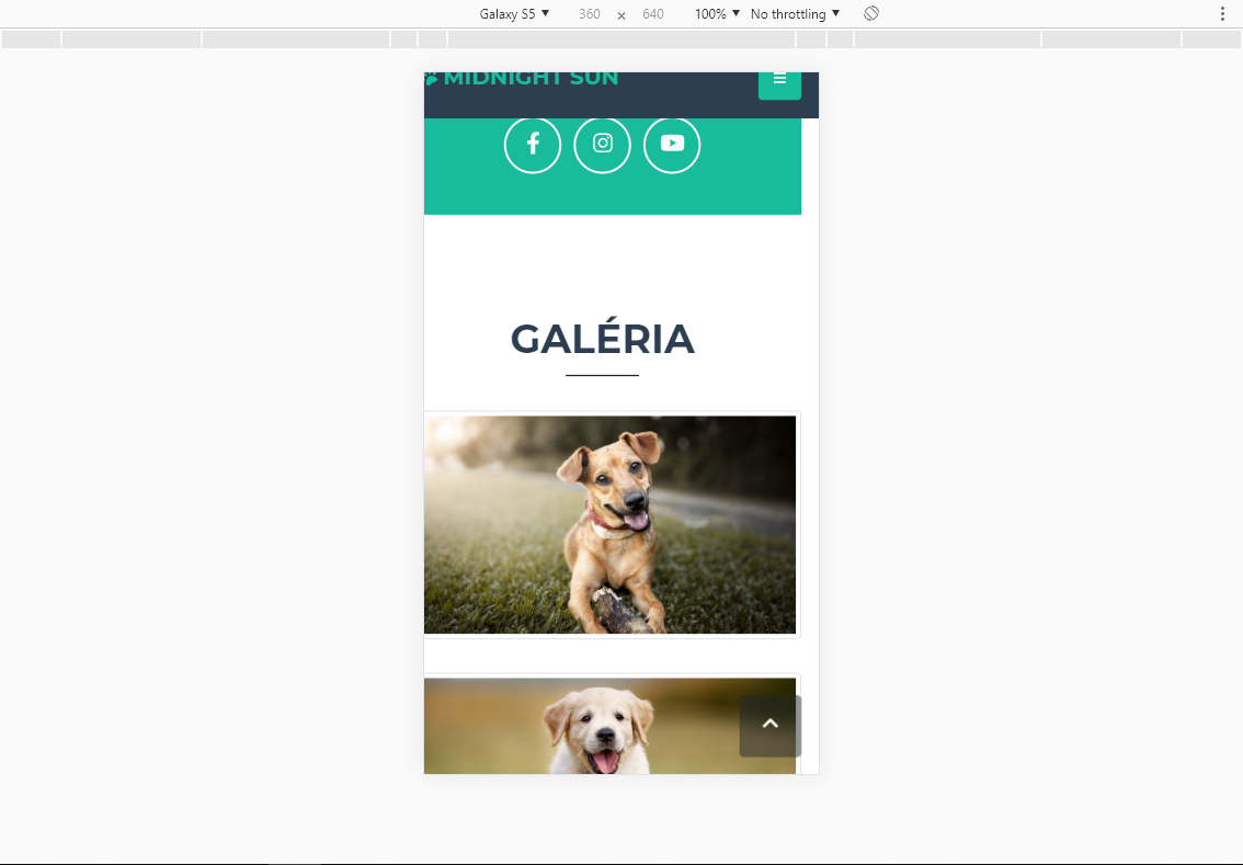 html - Image gallery doesn't fit in mobile view - Stack Overflow
