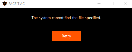 Cannot find mode. The System cannot find the file specified.