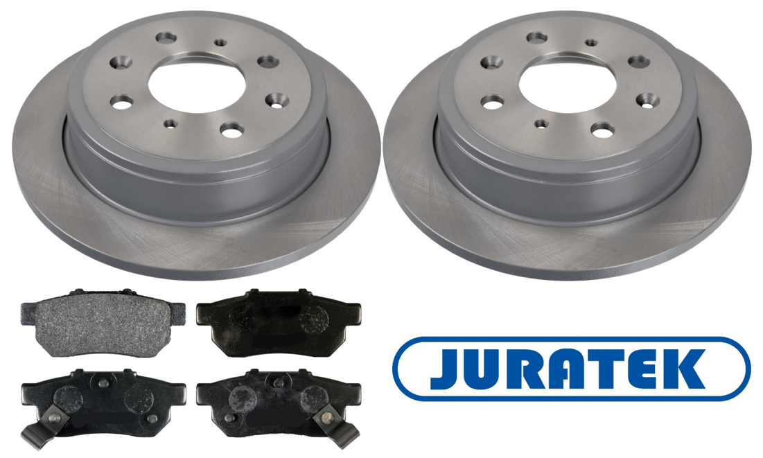For Honda Jazz MK2 1.2 1.4 20042008 Rear 239mm Brake Discs and Pads