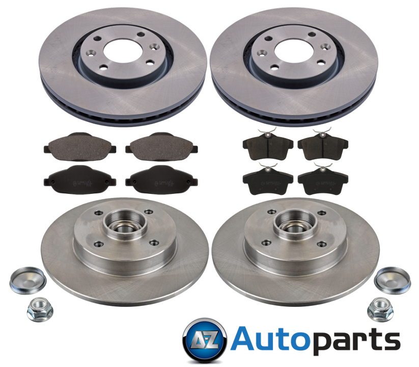 For Peugeot 3008 1.6 HDI 20092016 Front & Rear Brake Discs & Pads w