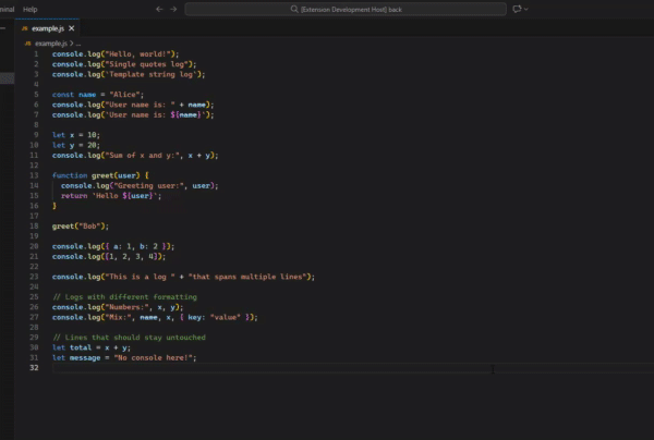 Editor Commands Demo