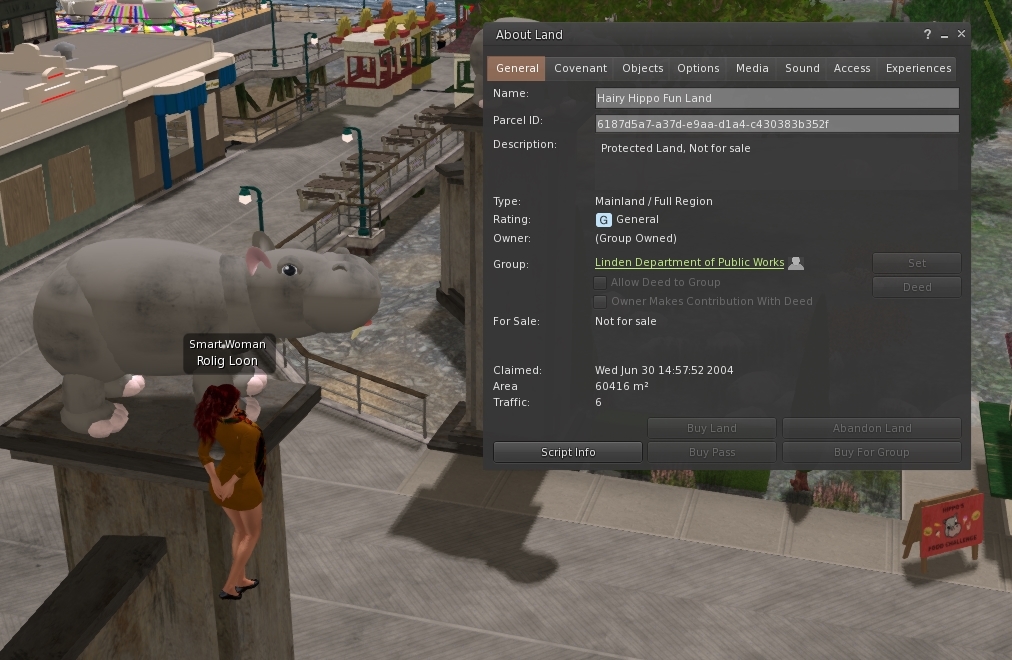 Land Land Second Life Community