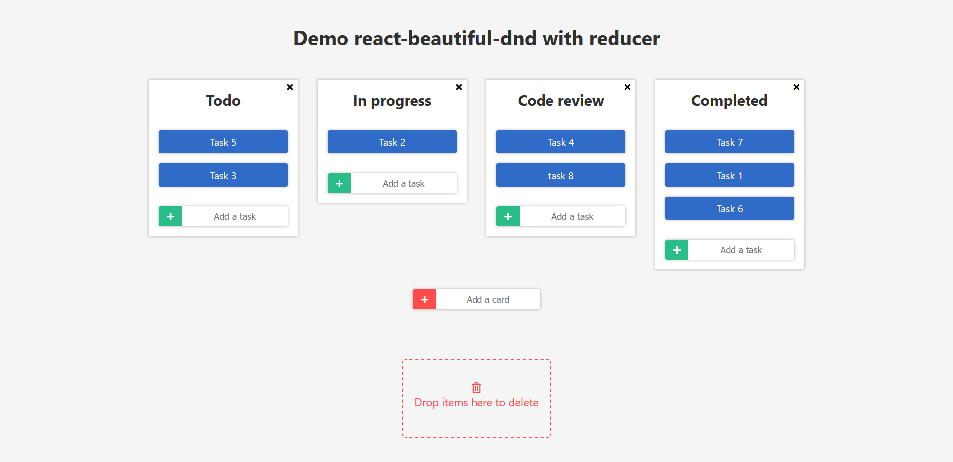 GitHub - Leopold-V/drag-n-drop: Demo With React-beautiful-dnd