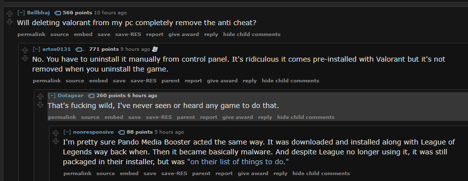 Valorant's anti-cheat is a rootkit and users on r/pcgaming are ...