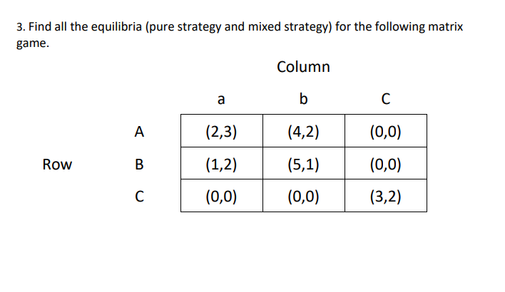 solved-find-all-the-equilibria-pure-strategy-and-mixed-chegg