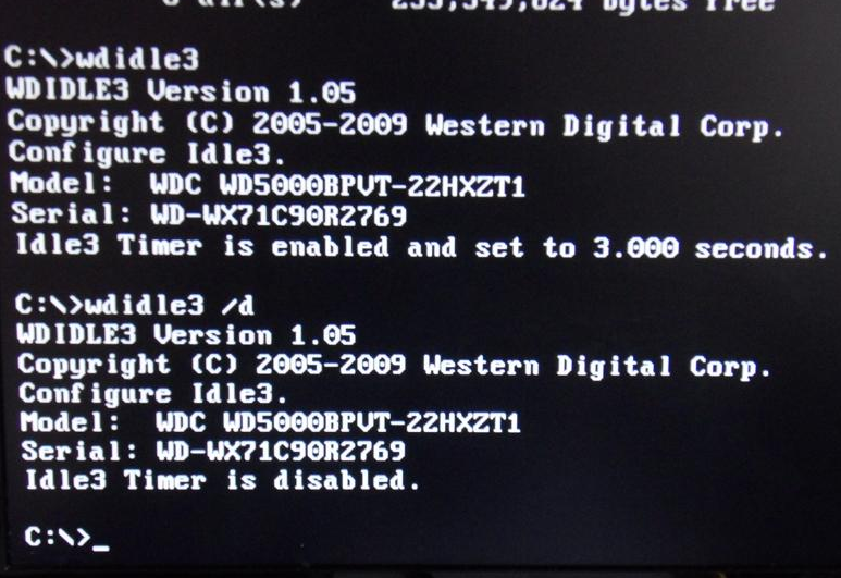 Desactivar funcionalidad Intellipark en discos Western Digital Green