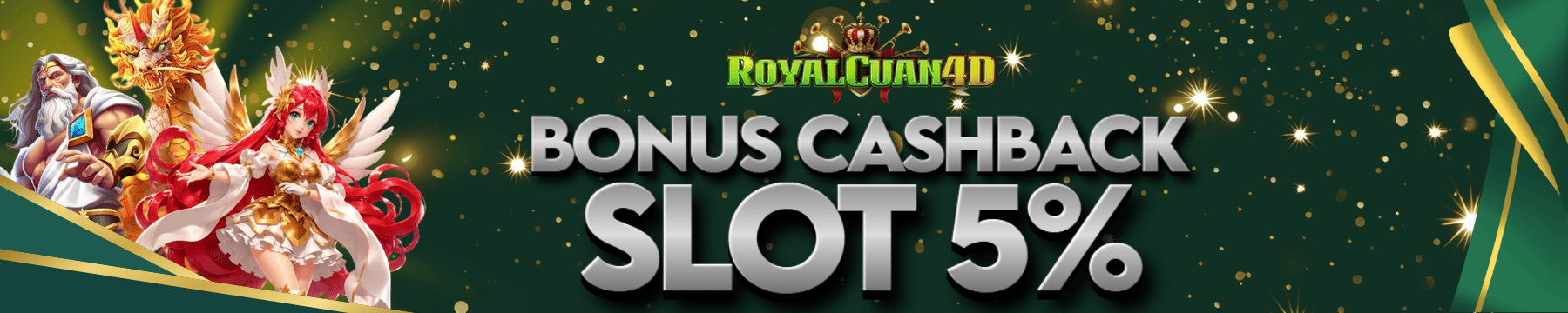 BONUS CASHBACK SLOT 5%