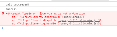 jQuery.ajax is not a function