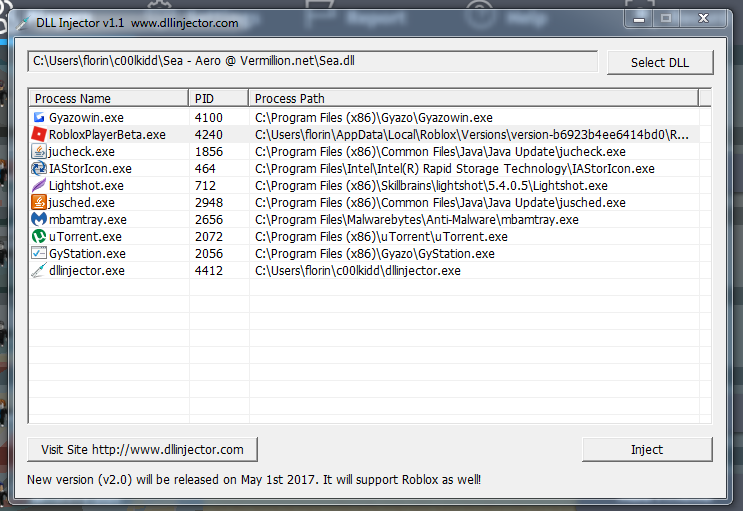 News Dll Injector V1 1 Will Be V2 0 And