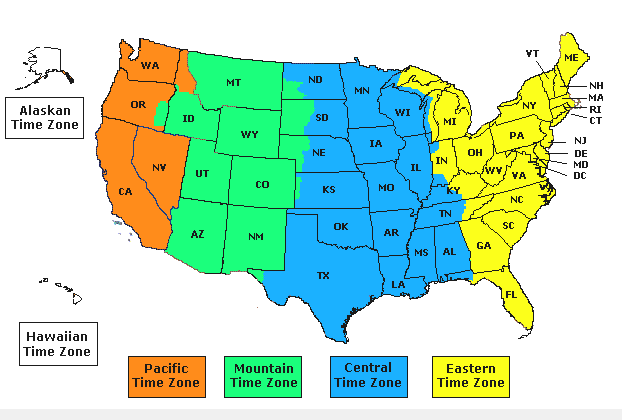 texas time zone map