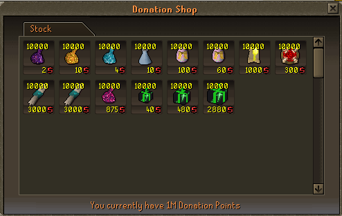 Donation Shop