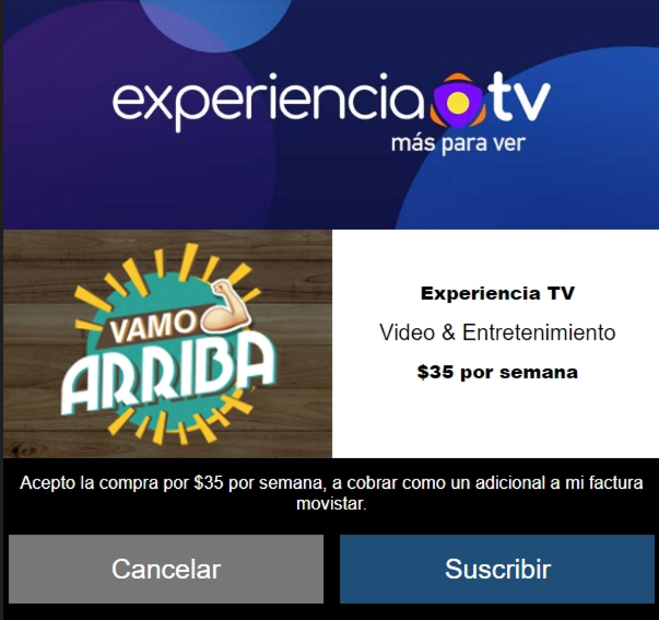 [PIN] UY | Experiencia TV | (Movistar)