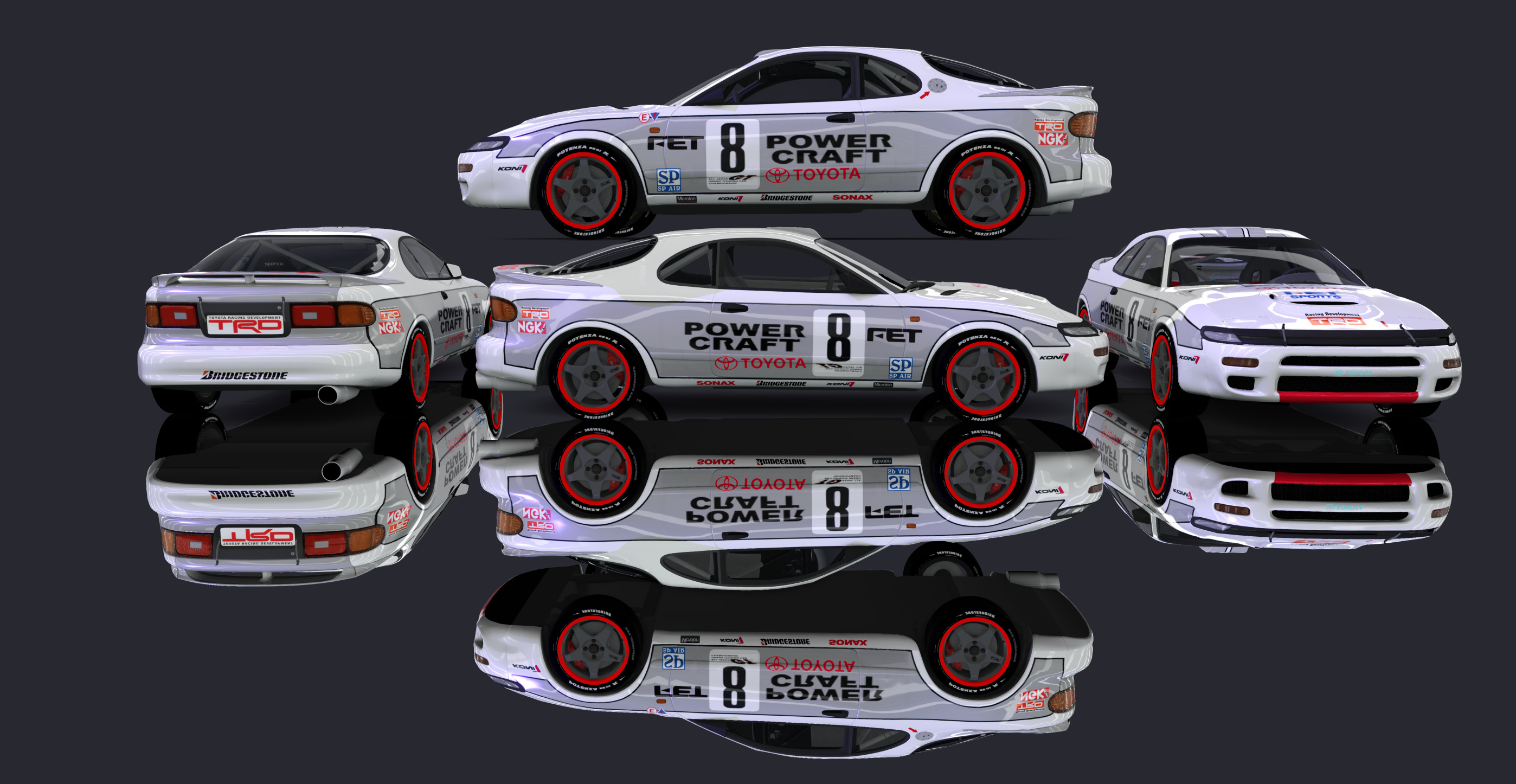 Toyota Celica Group A FET Powercraft JGTC 1998 | OverTake.gg (Formerly ...