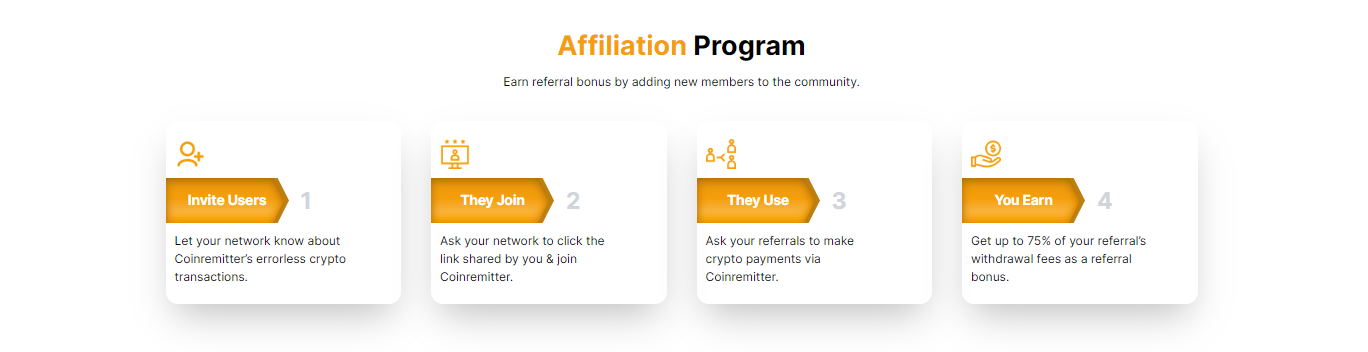 Coinremitter: Affiliate Program