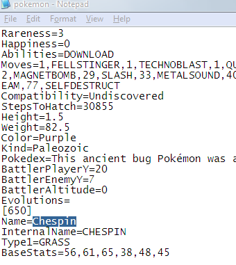 Species in pokemon.txt is not valid