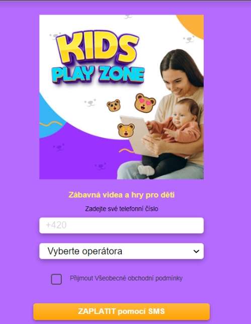 [click2sms] CZ | Kids Play Zone
