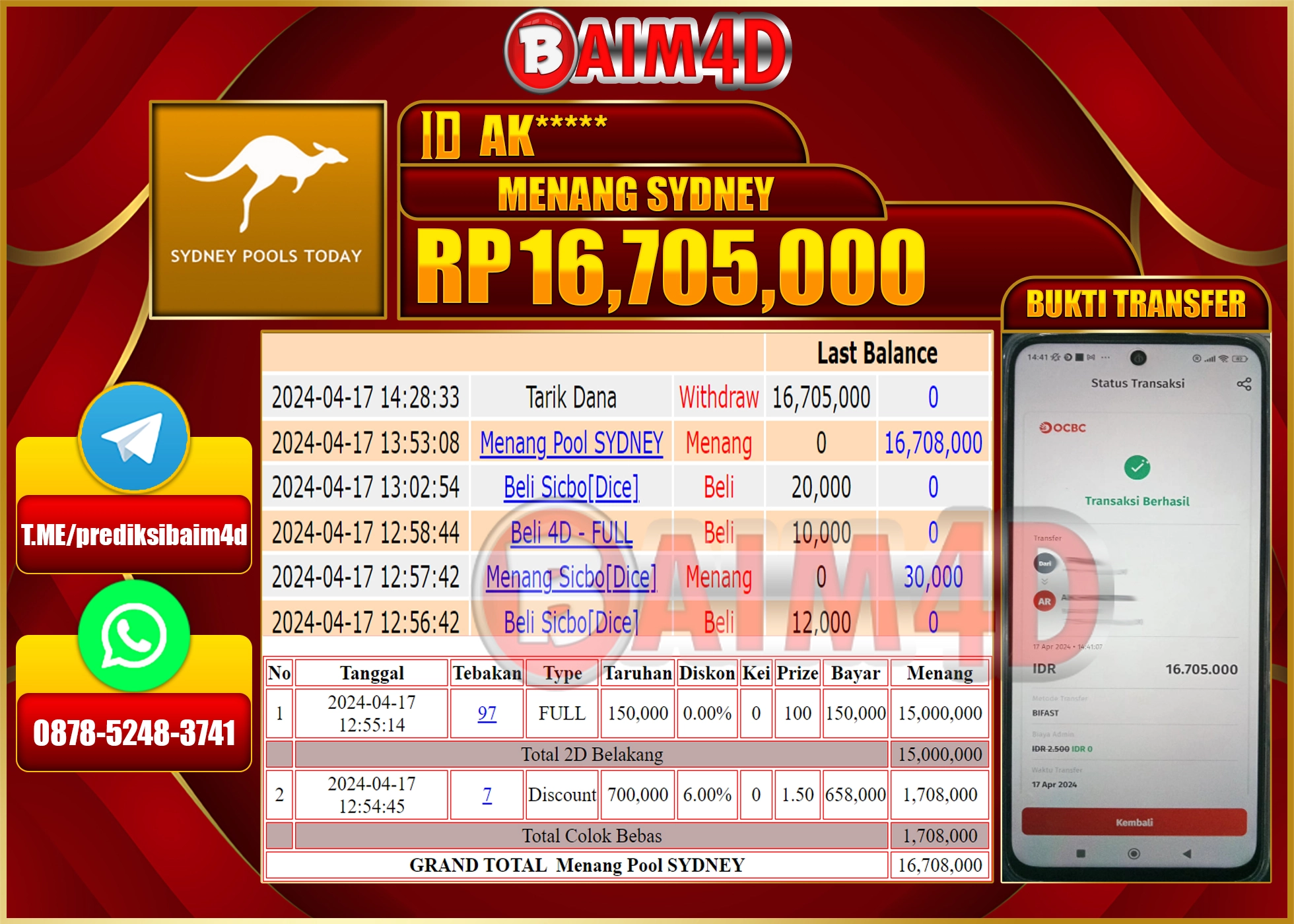 Dapatkan Pembayaran Kemenangan Cepat dan Tuntas di BAIM4D!