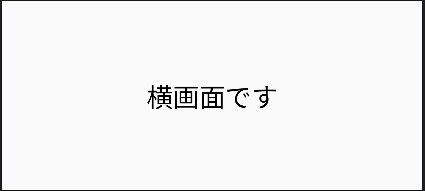 横画面のプレビュー