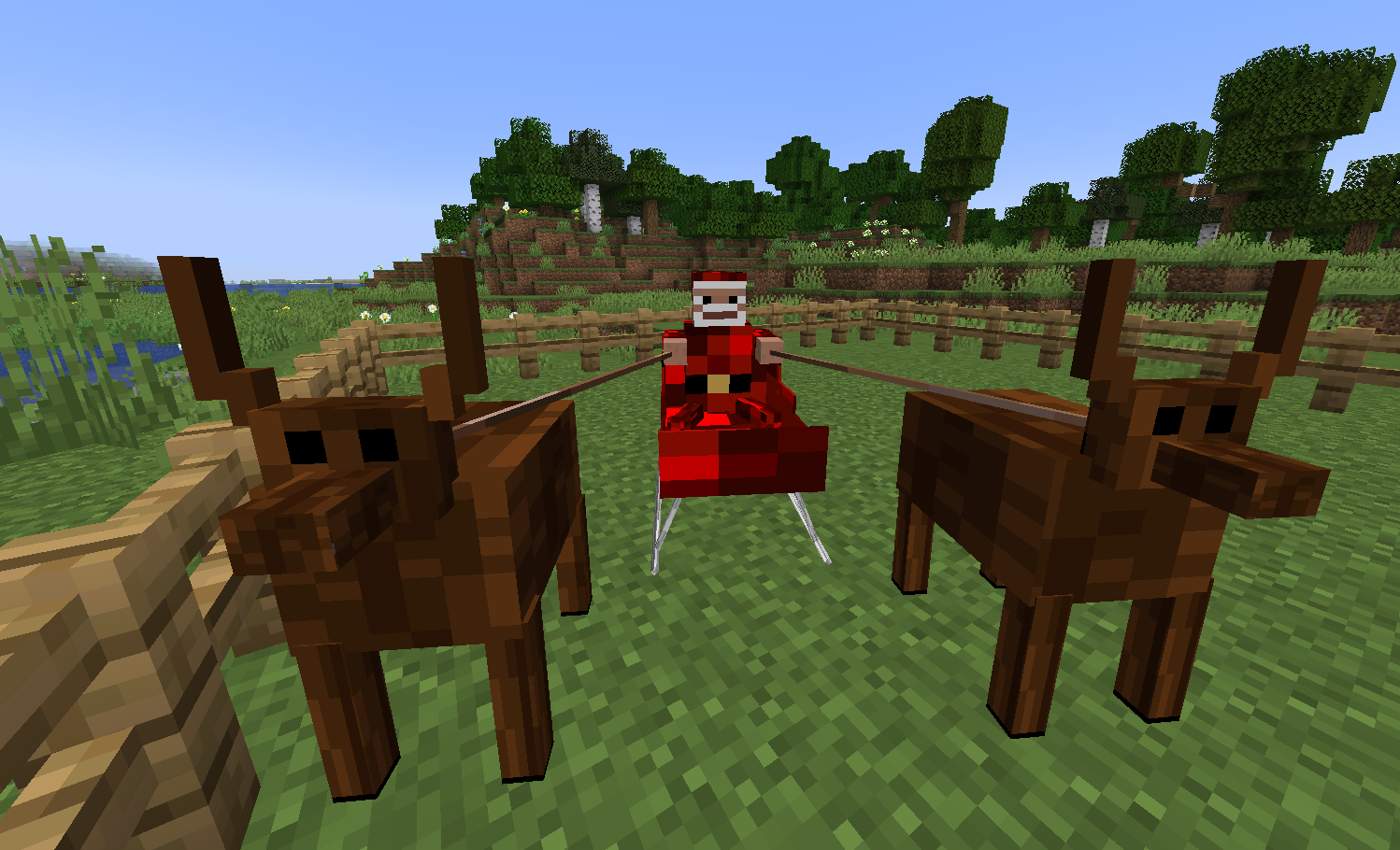 ModelEngine Santa With Sleigh AdvancedPlugins ModelEngine Santa With Sleigh AdvancedPlugins