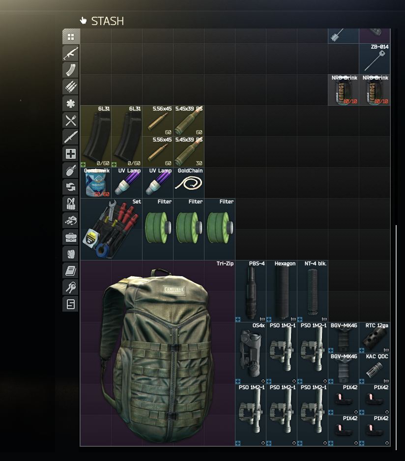 Stash size... : r/EscapefromTarkov