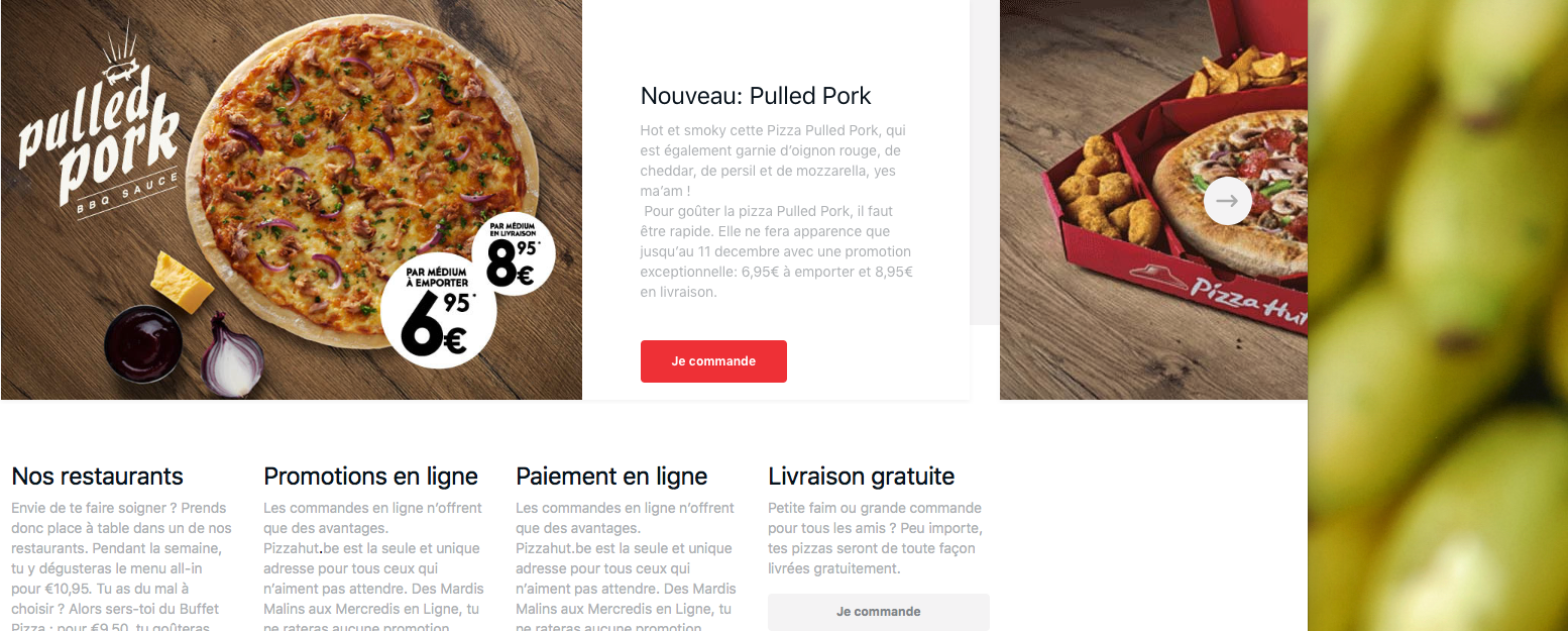Pizza hut coupons de reduction