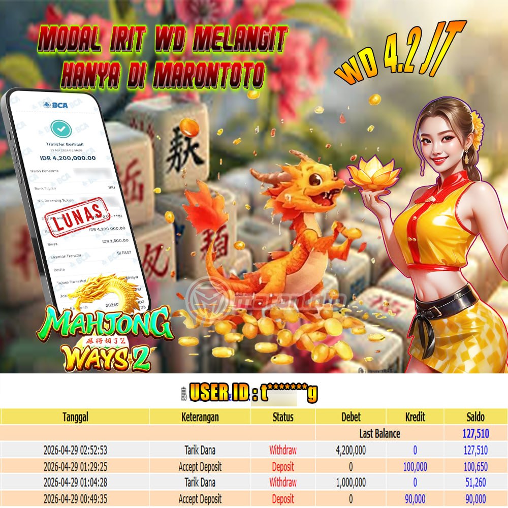 BUKTI JEPE SLOT GACOR DI MAHJONG WAYS 2- PG SOFT🀄🀄